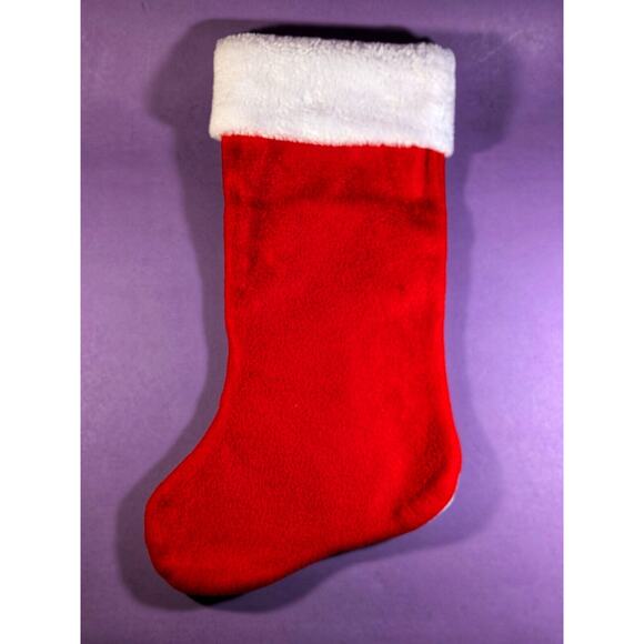 DISNEY “FROZEN QUEEN ELSA & ANNA” PLUSH EMBROIDERED XMAS STOCKING BLUE RED 18” - Picture 5 of 6